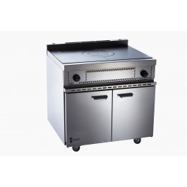 Parry USHO Heavy Duty Solid Top Gas Range & Oven